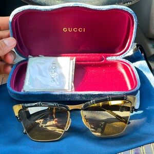 New with tags Gucci sunglasses Bamboo style